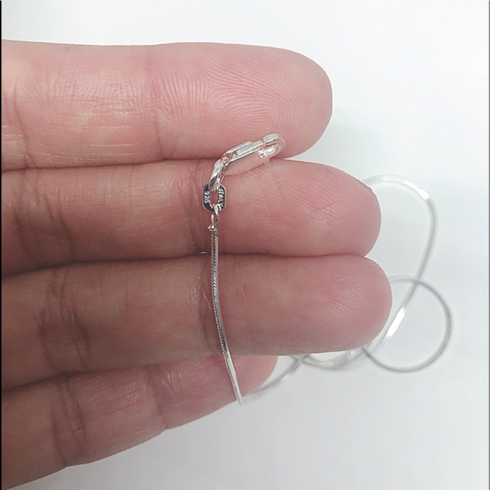 Sterling Silver Diamond Cut 0.20mm - Picture 6 of 6